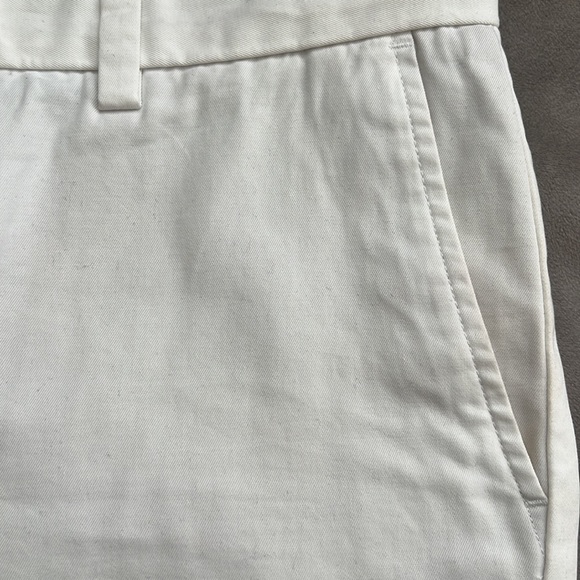 Banana Republic | White Aiden Chino Pants | 100% Cotton | Size 34W x 32 L | - Picture 9 of 11